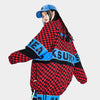 Veste de ski à carreaux style streetwear pour femme Snowverb