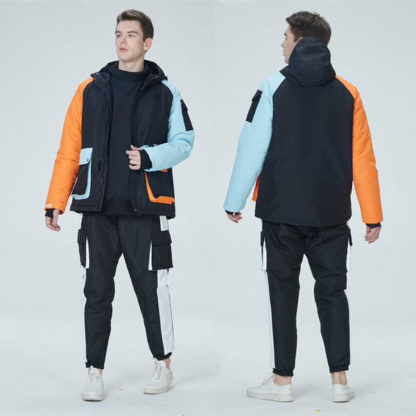 Combinaisons de ski Arctic Queen Divided Sky Colorblock pour hommes