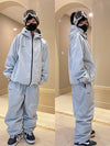 Combinaisons de ski deux pièces imperméables John Snow pour femmes, adaptées à tous les temps et aux sports de plein air.