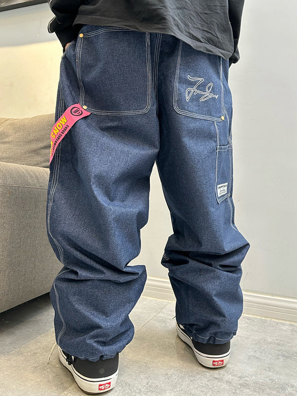 Pantalon de snowboard John Snow West Coast Hip pour homme, en jean