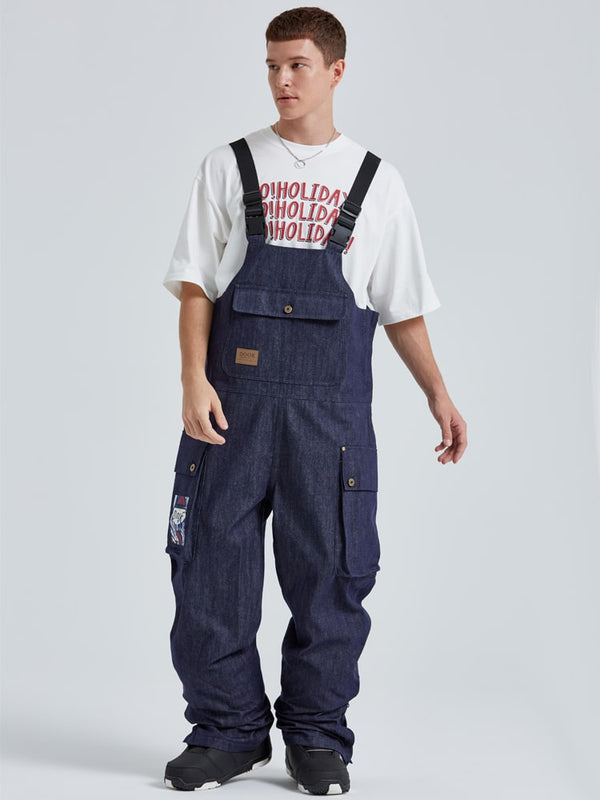 Salopette de ski en denim Dook Snow pour homme