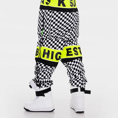 Pantalon de neige à carreaux style streetwear pour femme Snowverb