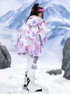 Combinaisons de ski pour filles à motif Arctic Queen et bandes réfléchissantes