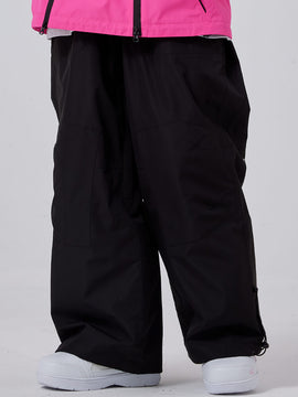 Pantalon de snowboard cargo super ample Dook Snow pour femme