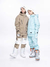 Combinaisons de ski deux pièces tendance pour femmes, idéales pour les sensations fortes en montagne
