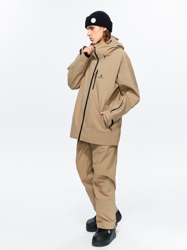 Combinaisons de ski minimalistes pour hommes, style de vie champêtre, haute expérience