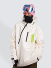 Veste de snowboard Cosone Oblique pour femme, fermeture éclair oblique, idéale pour les sports de plein air.