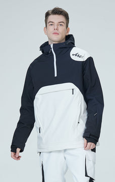 Anorak de neige Arctic Queen Mountain Star Color Block pour homme