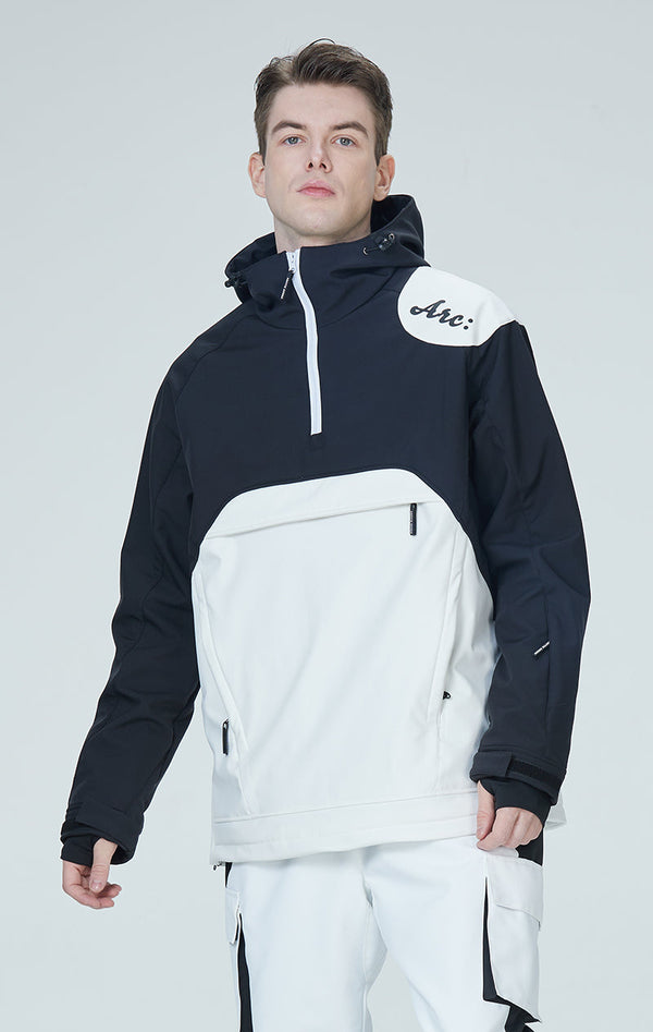 Anorak de neige Arctic Queen Mountain Star Color Block pour homme