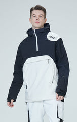 Anorak de neige Arctic Queen Mountain Star Color Block pour homme