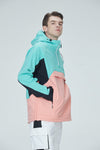Anorak de neige Arctic Queen Mountain Star Color Block pour homme