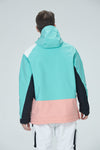 Anorak de neige Arctic Queen Mountain Star Color Block pour homme