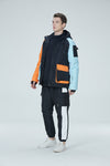 Combinaisons de ski Arctic Queen Divided Sky Colorblock pour hommes