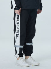 Pantalon de snowboard imperméable Arctic Queen pour homme avec bandes réfléchissantes