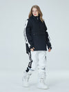 Combinaisons de ski réfléchissantes Arctic Queen Winter Guide Stripe pour femmes