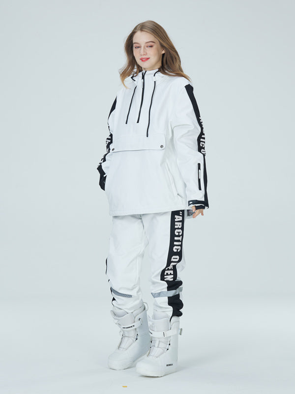 Combinaisons de ski réfléchissantes Arctic Queen Winter Guide Stripe pour femmes