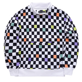 Pull polaire à col rond et poche kangourou pour homme