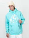 Sweat à capuche unisexe Snowall pour femme, motif paysage de montagne enneigé, résistant à l'eau