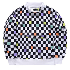 Pull polaire à col rond et poche kangourou pour homme