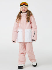 Combinaisons de ski imperméables unisexes pour enfants, explorateurs de montagne