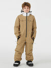 Combinaisons de ski imperméables une pièce unisexes pour enfants, style explorateur de montagne