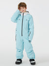 Combinaisons de ski imperméables une pièce unisexes pour enfants, style explorateur de montagne