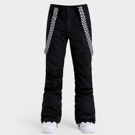 Pantalon de ski SMN pour femme, idéal pour l'hiver en montagne, avec bretelles réglables