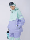 Veste de snowboard anorak Snowverb Alpine Ranger Colorblock pour femme