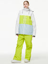 Combinaisons de ski thermiques coupe-vent pour hommes, avec salopette, idéales pour la montagne hors-piste.