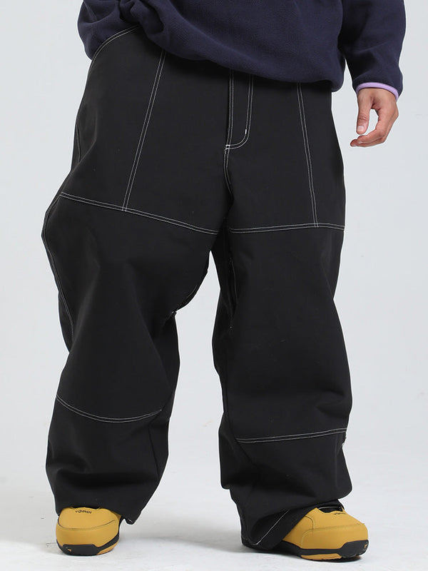 Pantalon de snowboard baggy Gsou Snow Mountain Freerider Freestyle pour homme