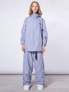 Combinaison de snowboard Dook Snow Track Stripe pour femme : veste et pantalon.