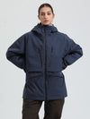 Veste de ski cargo multifonctionnelle Gsou Snow pour femme, résistante et performante.