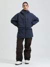 Combinaison de ski cargo multifonctionnelle Gsou Snow pour femme, résistante et performante.