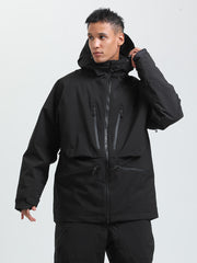 Veste de ski cargo multifonctionnelle Gsou Snow pour homme, résistante et durable.