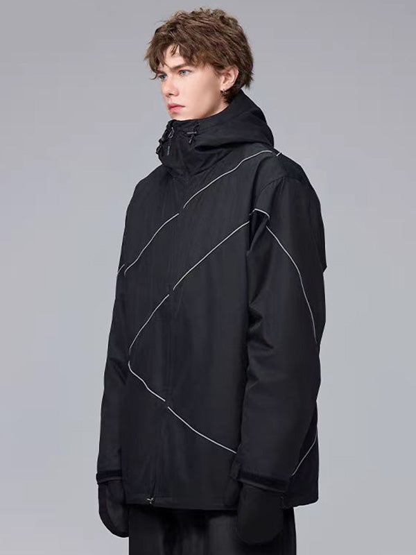 Veste de ski Winter Peak IcePro pour homme, vert cendré
