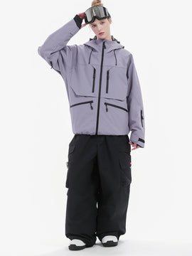 Combinaison de ski cargo utilitaire ample et durable Steeze HypeShred pour femme