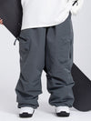 Pantalon de ski ample Prime Mountain pour femme avec deux poches cargo latérales
