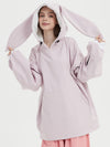 Sweat à capuche unisexe Doorek, mignon lapin de neige, décoration aux longues oreilles