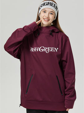 Sweat à capuche ArcticTech Mountain Snow vert cendré pour femme