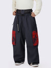 Pantalon de snowboard cargo ample et freestyle Hyper Flux Urban Graffiti pour homme - Park Rider