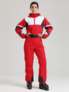 Combinaison de ski rétro classique Gsou Snow ChillTrack pour femme - Tenues de ski vintage années 80
