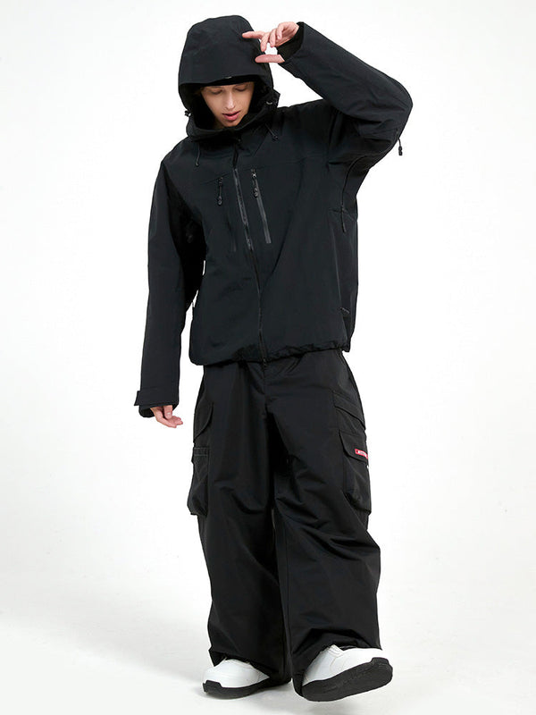 Combinaison de ski thermique 3L Mountain Pro pour homme, résistante et adaptée à toutes les conditions météorologiques.