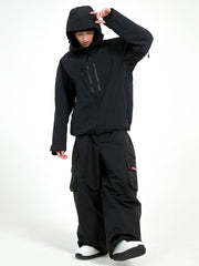Combinaison de ski thermique 3L Mountain Pro pour homme, résistante et adaptée à toutes les conditions météorologiques.