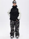 Ensemble veste bomber et pantalon ample pour femme, motif camouflage montagne freestyle