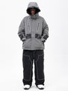 Ensemble de ski Chillform pour homme, camouflage réfléchissant – Veste Glow Trail et pantalon de ski ample Freerider