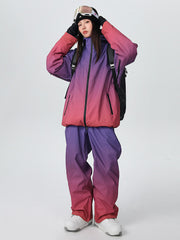 Combinaison de ski tout-terrain isolée Searipe Alpine Horizon Fade pour femme