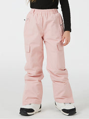 Pantalon de neige imperméable unisexe pour enfant, style explorateur de montagne