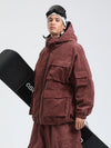 Veste de snowboard ample et oversize en polaire Gsou Snow Alpine Cruiser pour homme