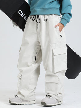 Pantalon de snowboard ample et oversize en polaire Gsou Snow Alpine Cruiser pour femme