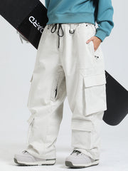 Pantalon de snowboard ample et oversize en polaire Gsou Snow Alpine Cruiser pour femme